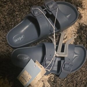 Cat & Jack Navy Slide Sandals